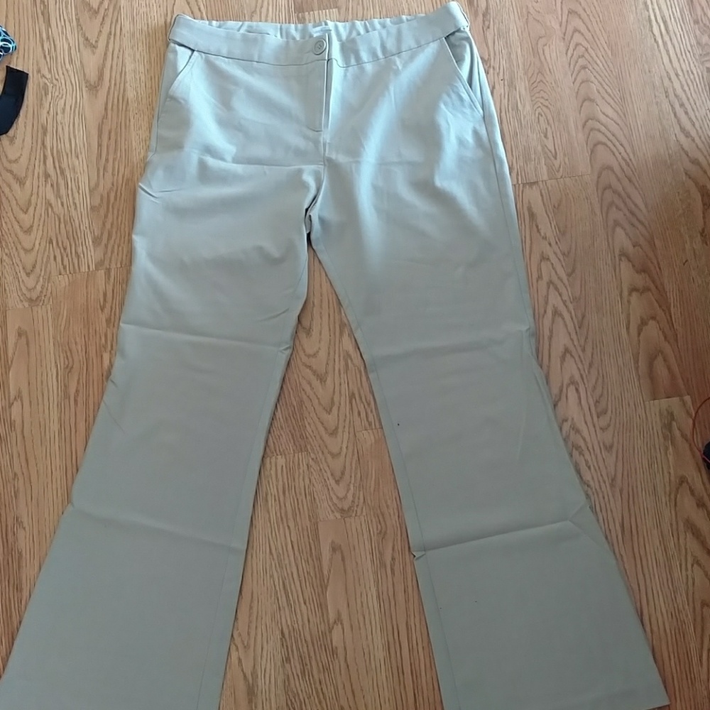 Maternity khaki dress pants